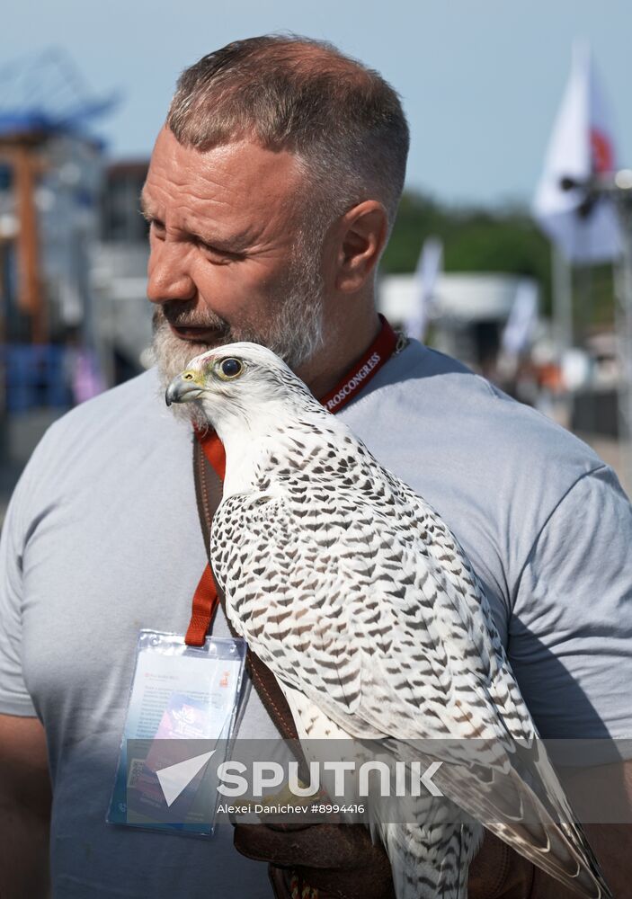 EEF-2025. Opening of the Falcon House pavilion
