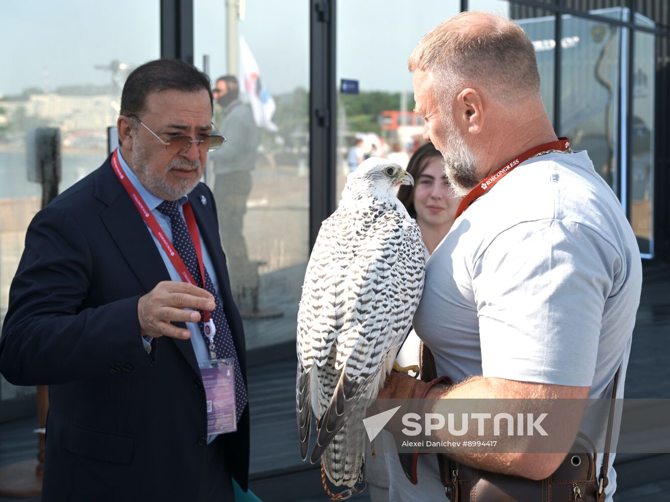 EEF-2025. Opening of the Falcon House pavilion
