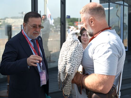 EEF-2025. Opening of the Falcon House pavilion