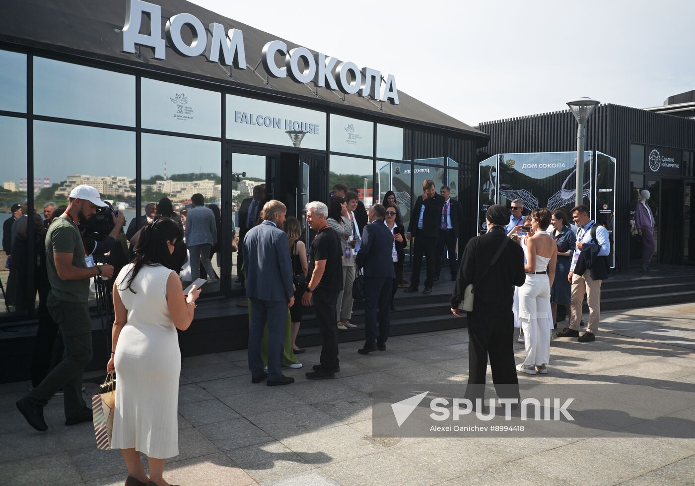 EEF-2025. Opening of the Falcon House pavilion