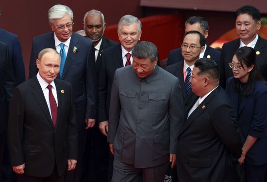 China WWII Victory Parade Delegation Heads