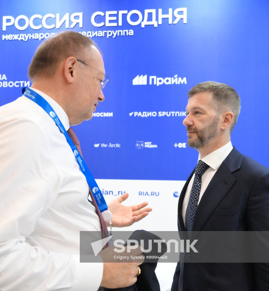 EEF-2025. RIA Novosti and Sputnik Radio stands