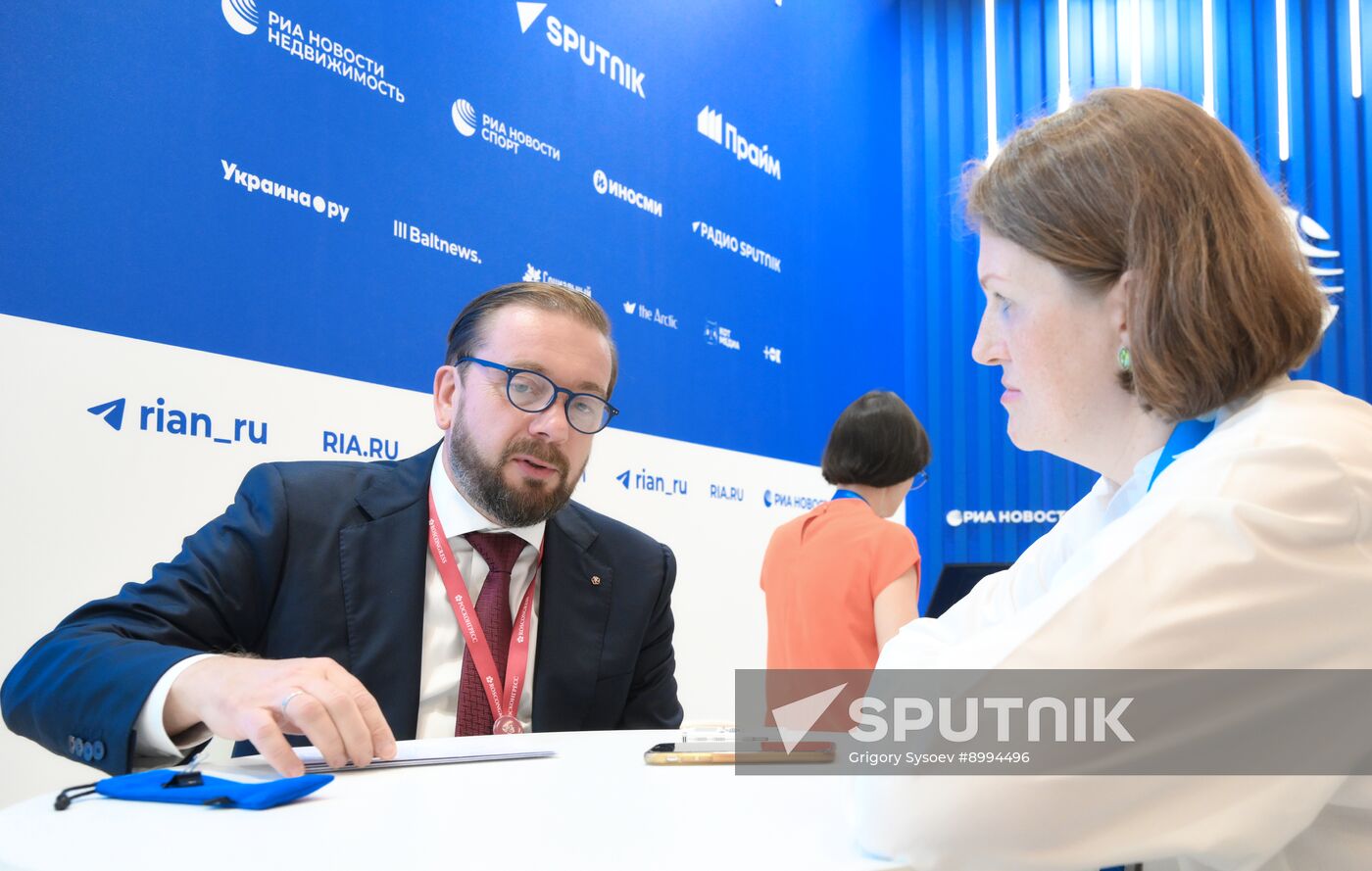 EEF-2025. RIA Novosti and Sputnik Radio stands