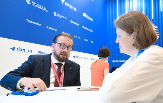 EEF-2025. RIA Novosti and Sputnik Radio stands