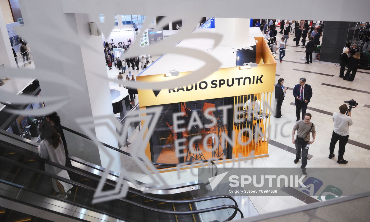 EEF-2025. RIA Novosti and Sputnik Radio stands
