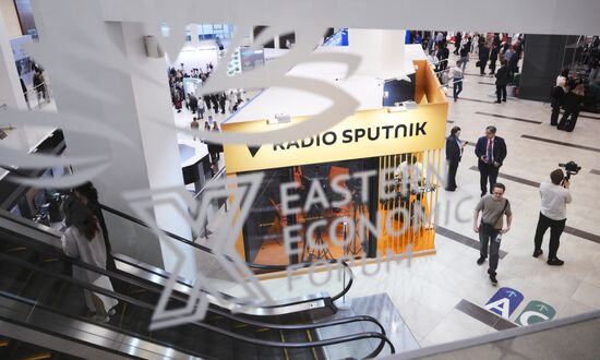 EEF-2025. RIA Novosti and Sputnik Radio stands