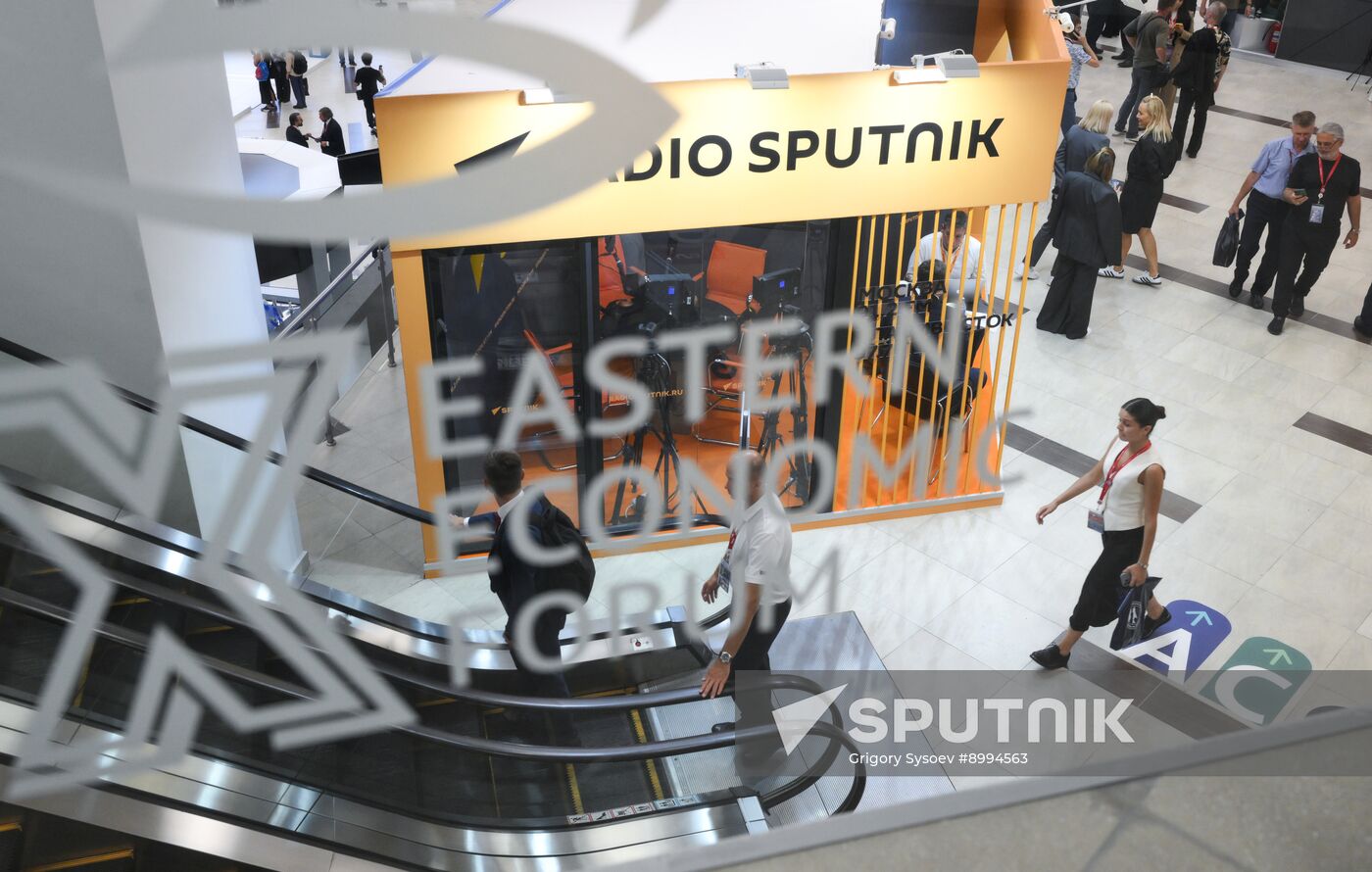 EEF-2025. RIA Novosti and Sputnik Radio stands