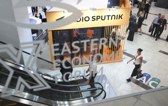 EEF-2025. RIA Novosti and Sputnik Radio stands