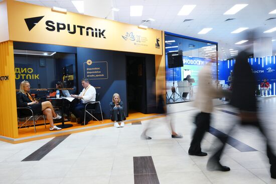 EEF-2025. RIA Novosti and Sputnik Radio stands