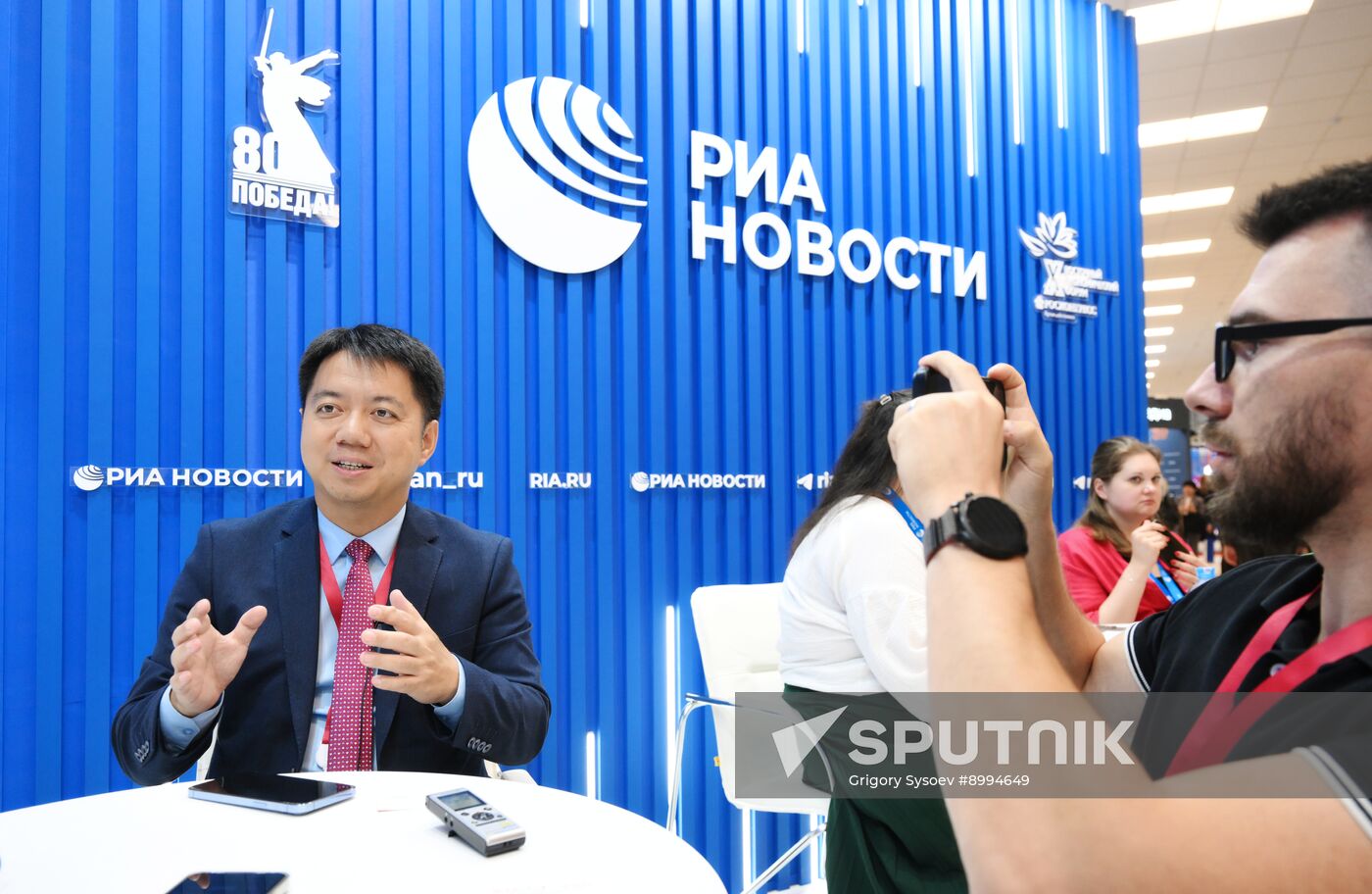 EEF-2025. RIA Novosti and Sputnik Radio stands