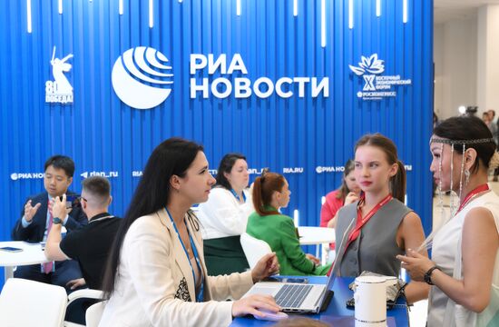 EEF-2025. RIA Novosti and Sputnik Radio stands