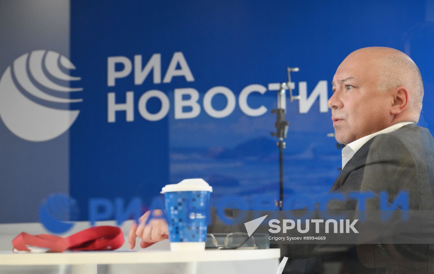 EEF-2025. RIA Novosti and Sputnik Radio stands