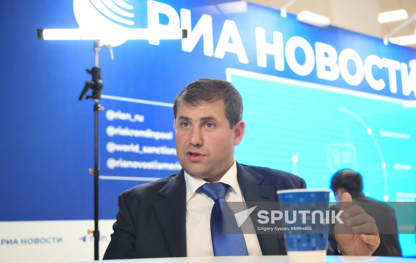 EEF-2025. RIA Novosti and Sputnik Radio stands