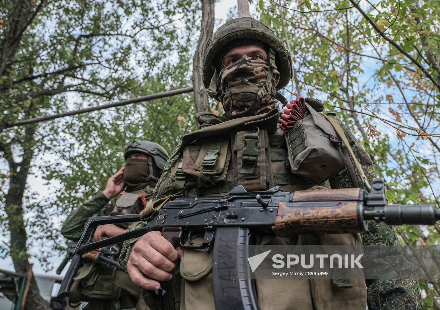 Russia Ukraine Military Operation Assault Units Training
