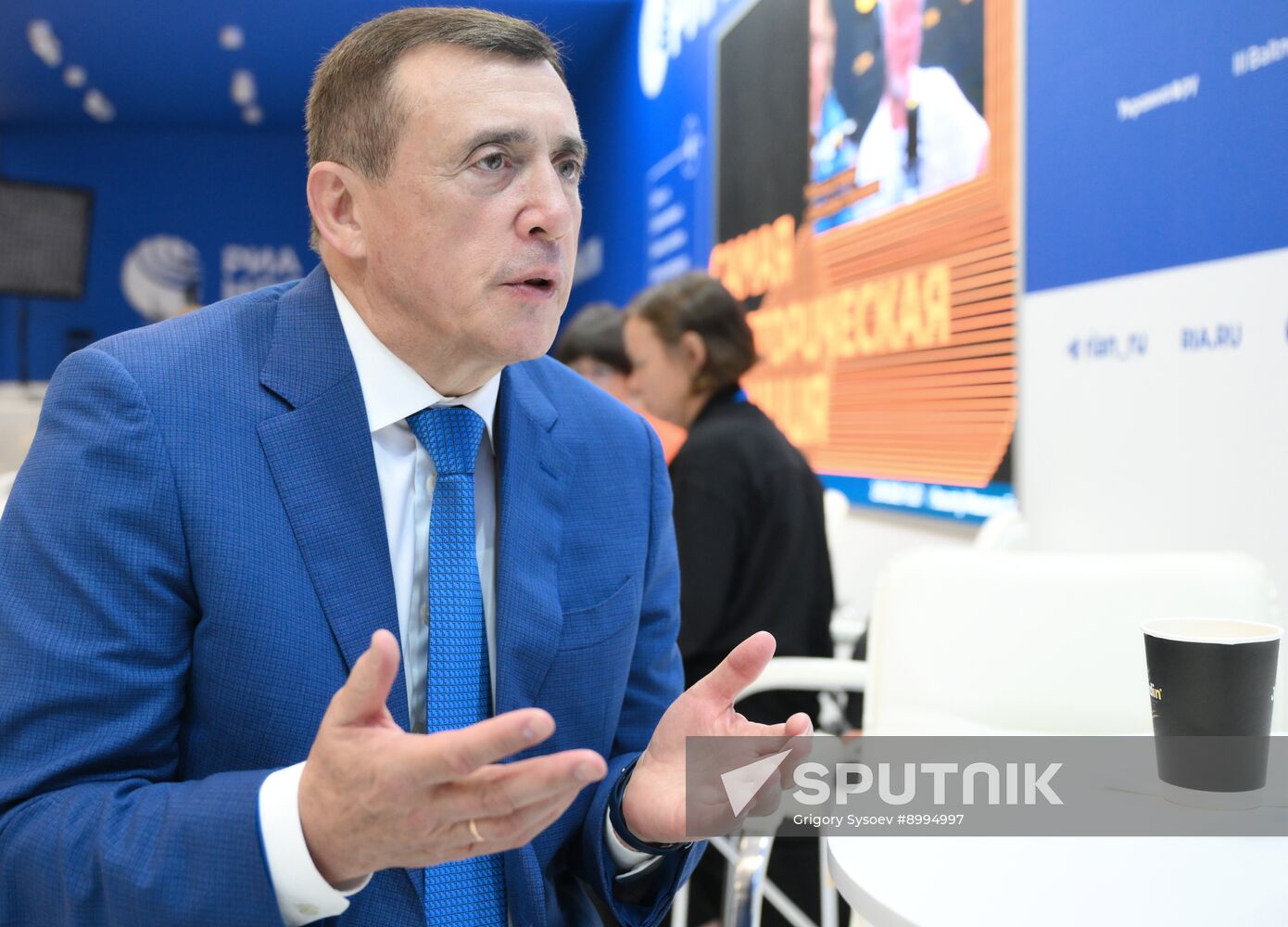 EEF-2025. RIA Novosti and Sputnik Radio stands