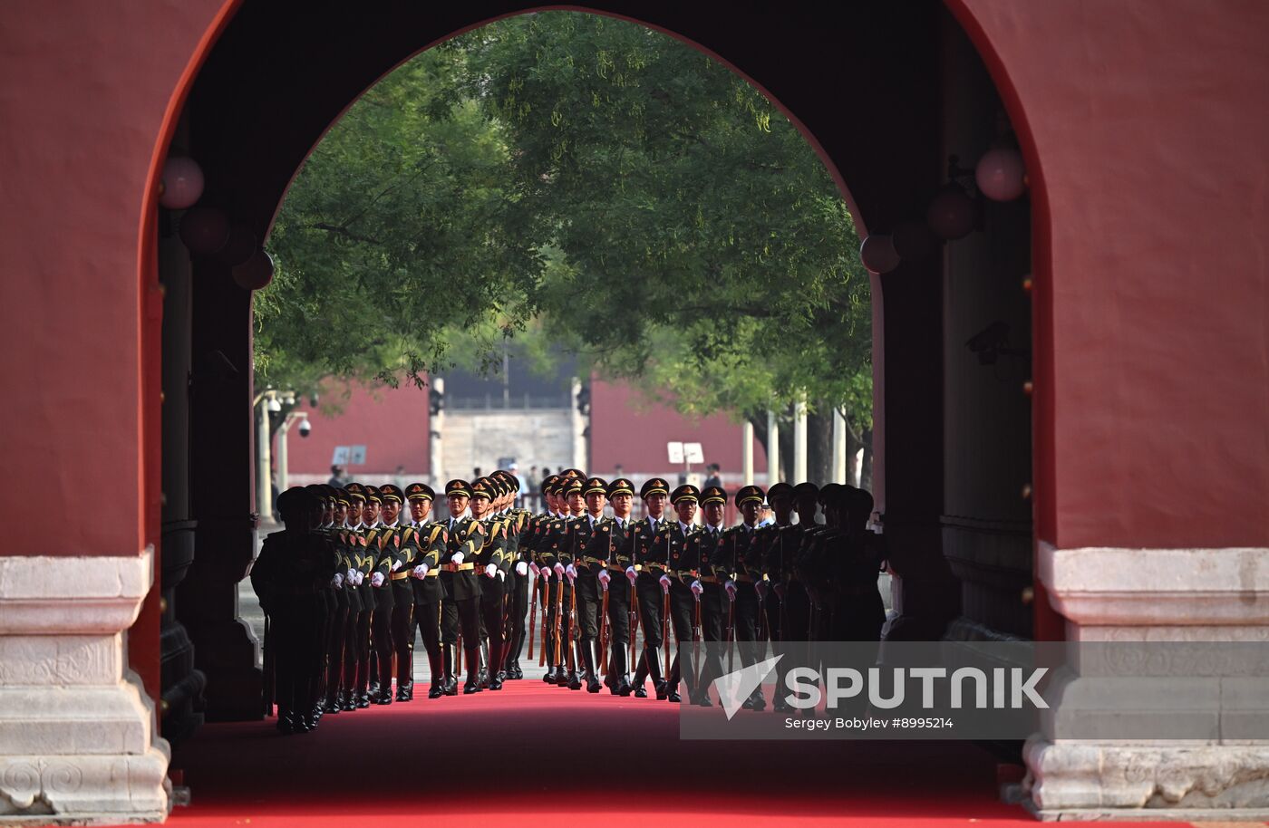 China WWII Victory Parade Delegation Heads