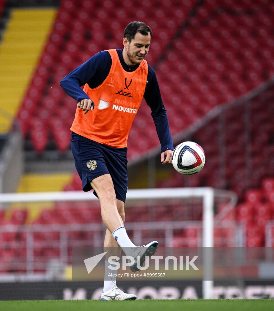Russia Soccer Friendly Russia Training