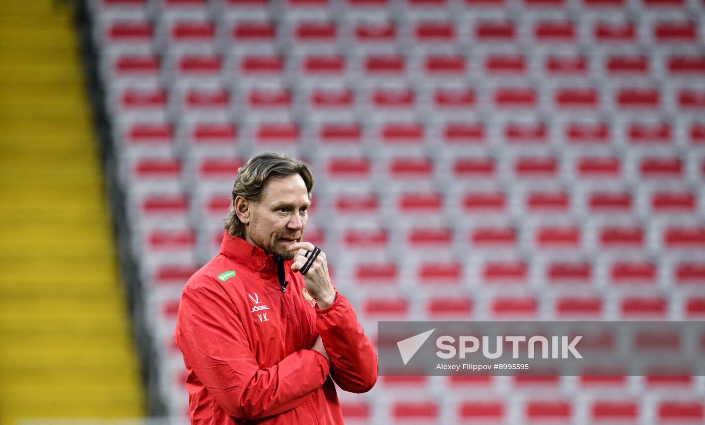 Russia Soccer Friendly Russia Training