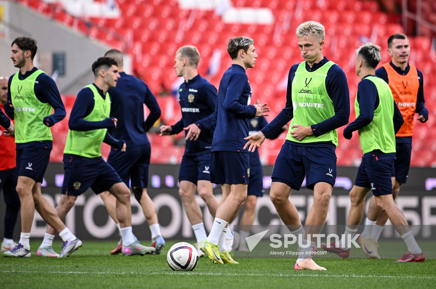 Russia Soccer Friendly Russia Training