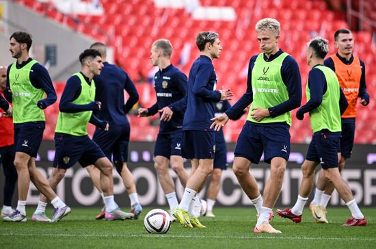 Russia Soccer Friendly Russia Training