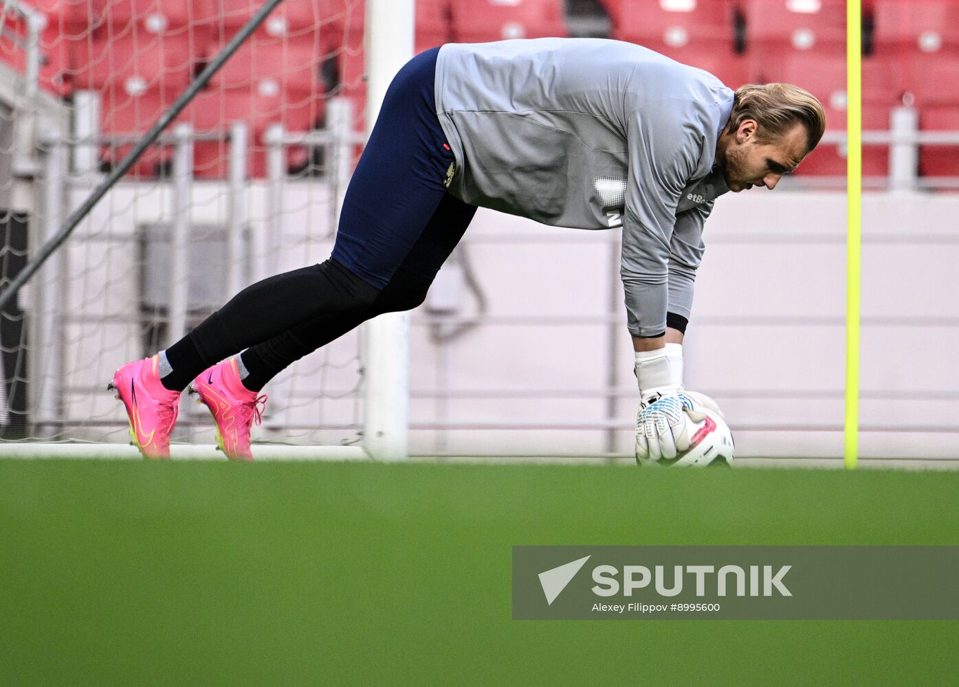 Russia Soccer Friendly Russia Training