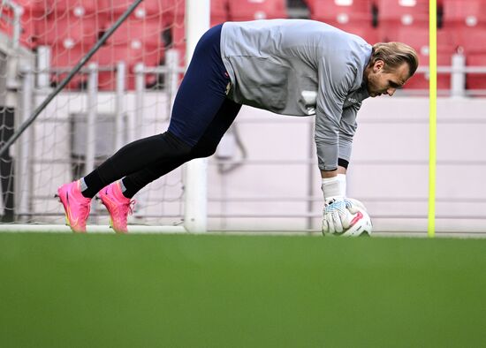 Russia Soccer Friendly Russia Training