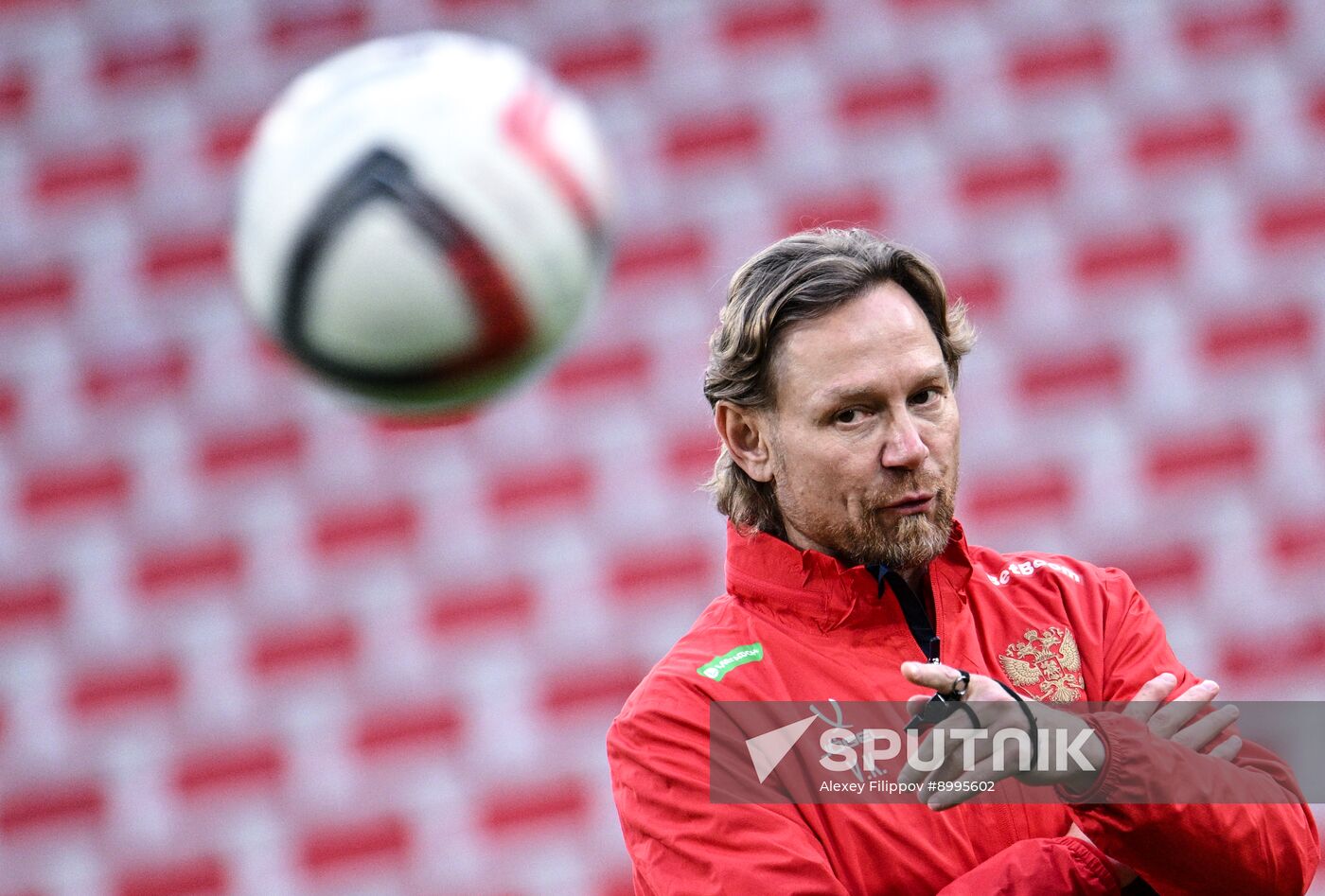Russia Soccer Friendly Russia Training