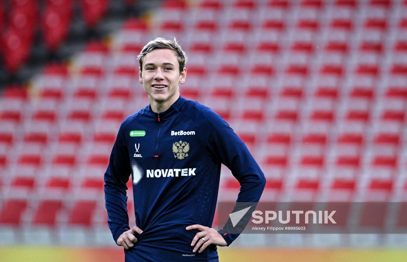 Russia Soccer Friendly Russia Training