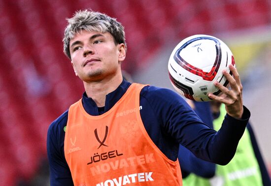 Russia Soccer Friendly Russia Training