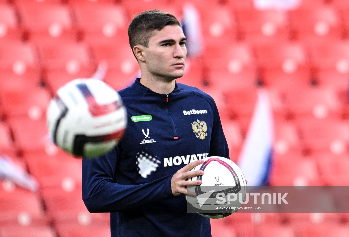 Russia Soccer Friendly Russia Training