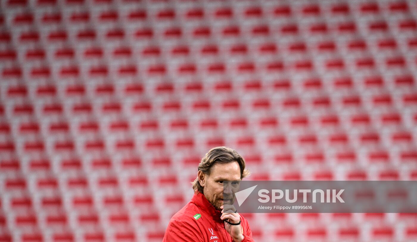 Russia Soccer Friendly Russia Training