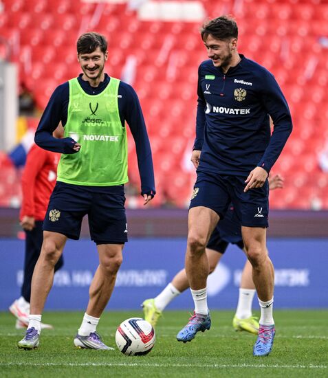 Russia Soccer Friendly Russia Training