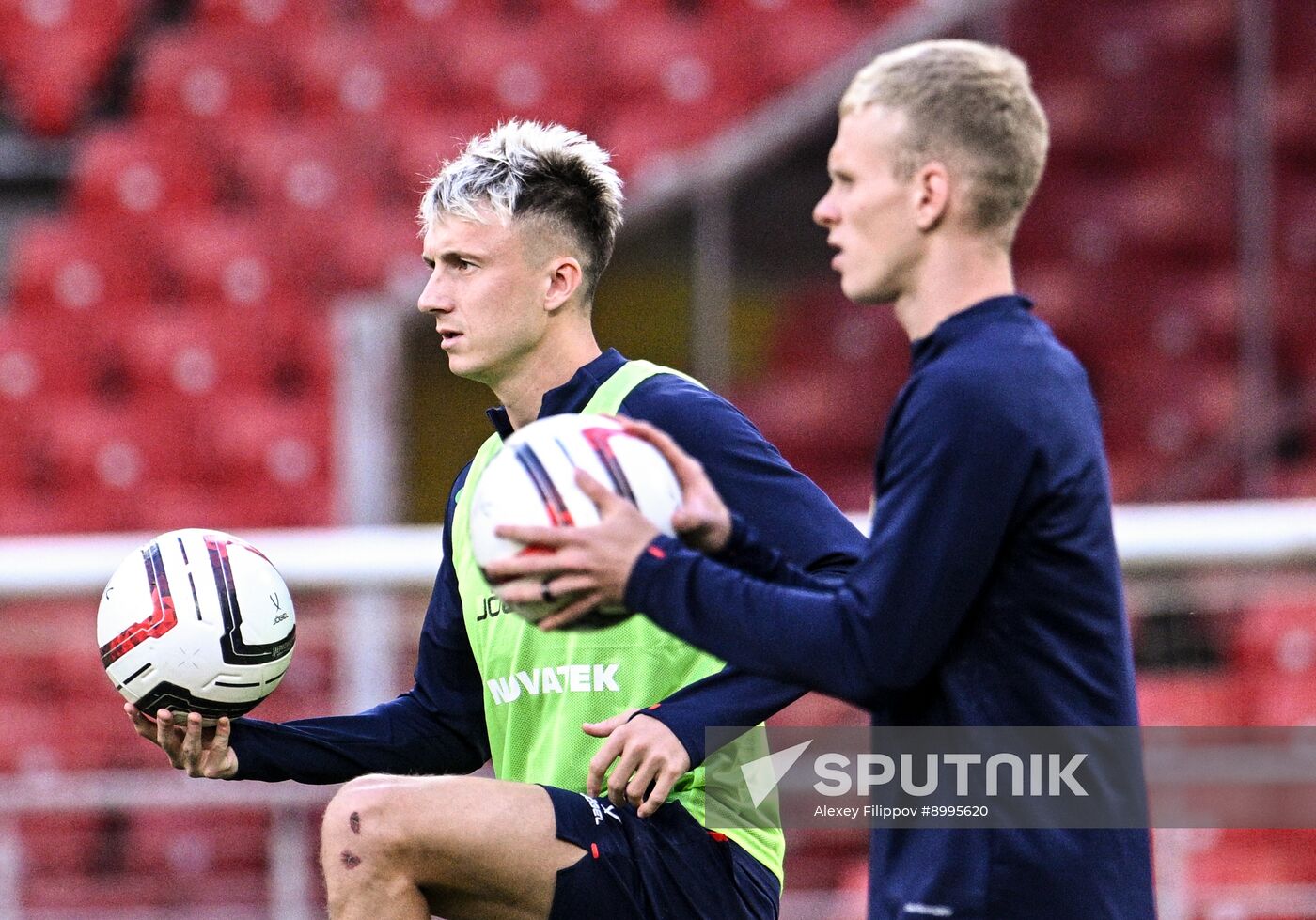 Russia Soccer Friendly Russia Training