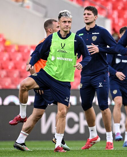 Russia Soccer Friendly Russia Training