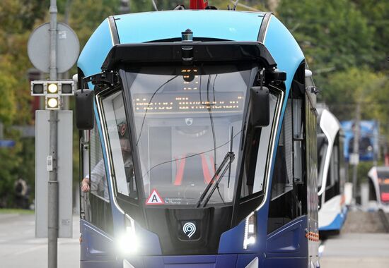 Russia Unmanned Tram