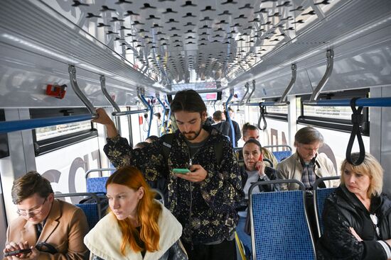 Russia Unmanned Tram