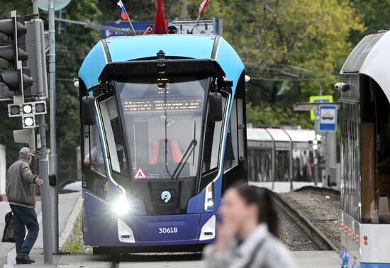 Russia Unmanned Tram