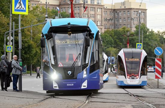 Russia Unmanned Tram