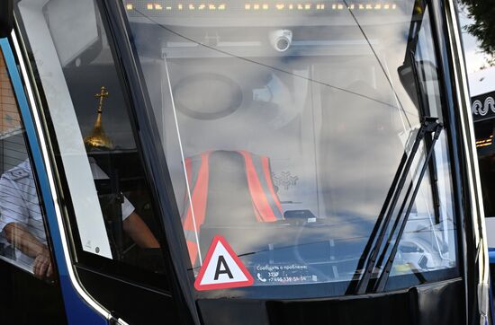 Russia Unmanned Tram