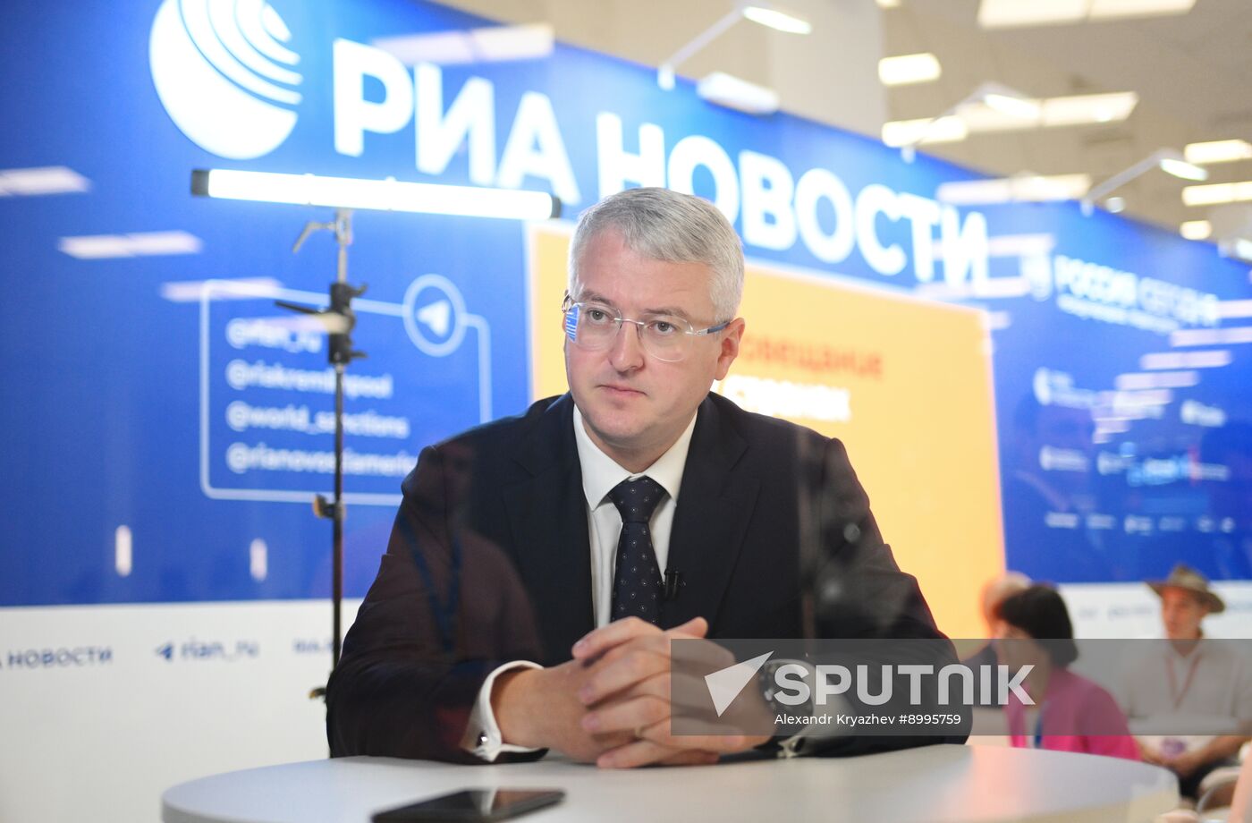 EEF-2025. RIA Novosti and Sputnik Radio stands