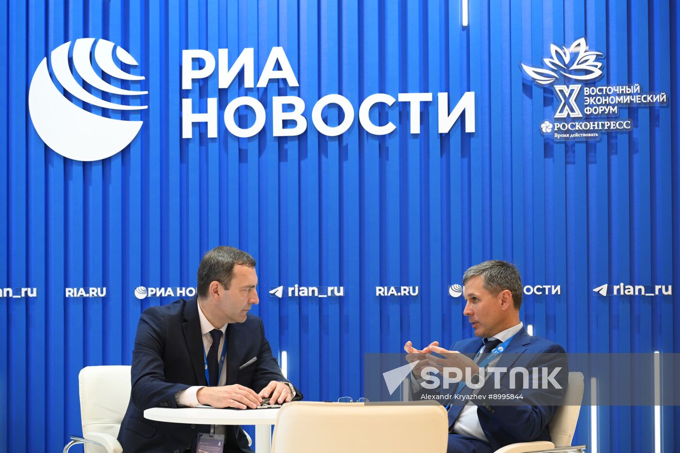 EEF-2025. RIA Novosti and Sputnik Radio stands