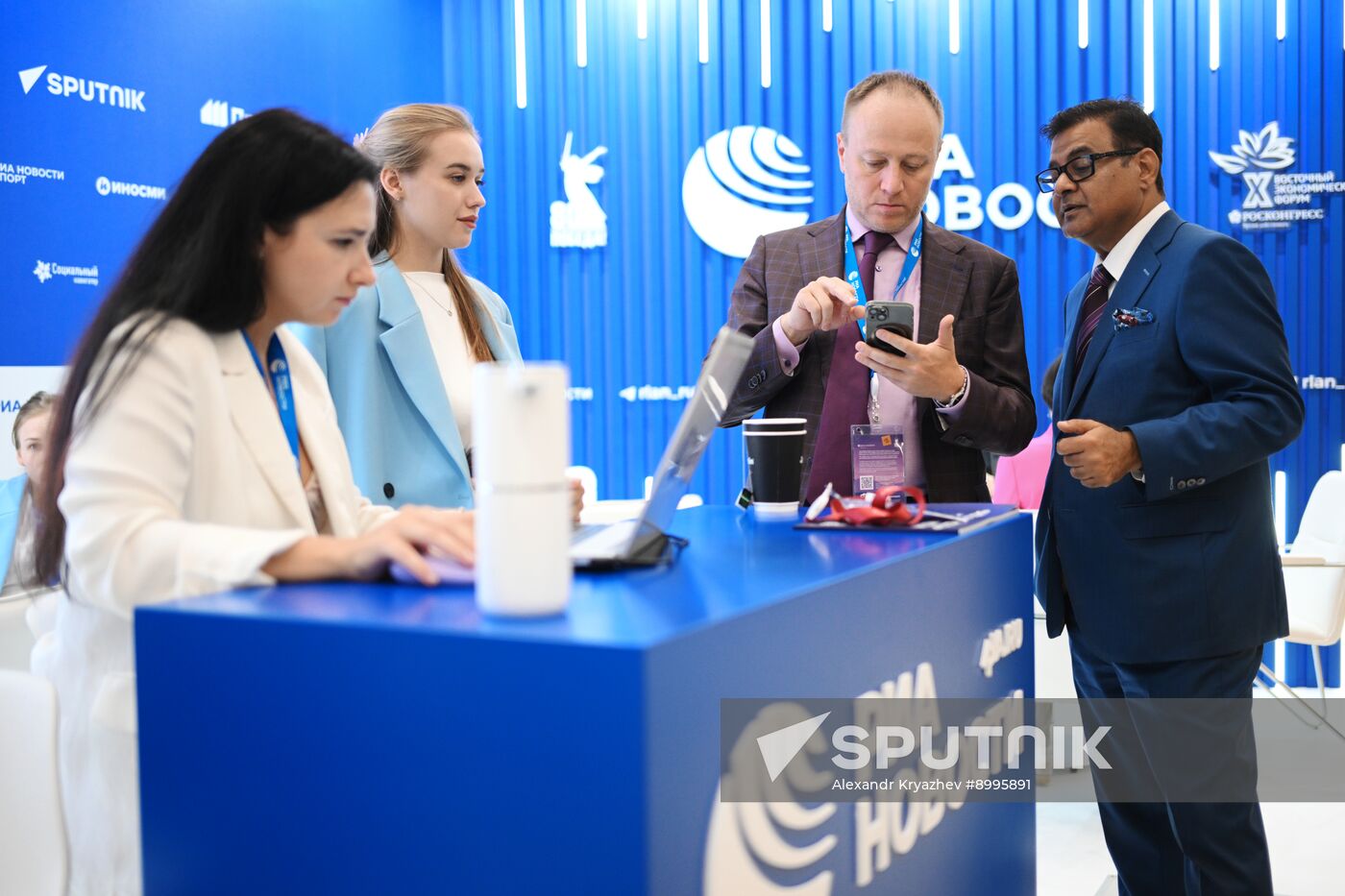 EEF-2025. RIA Novosti and Sputnik Radio stands