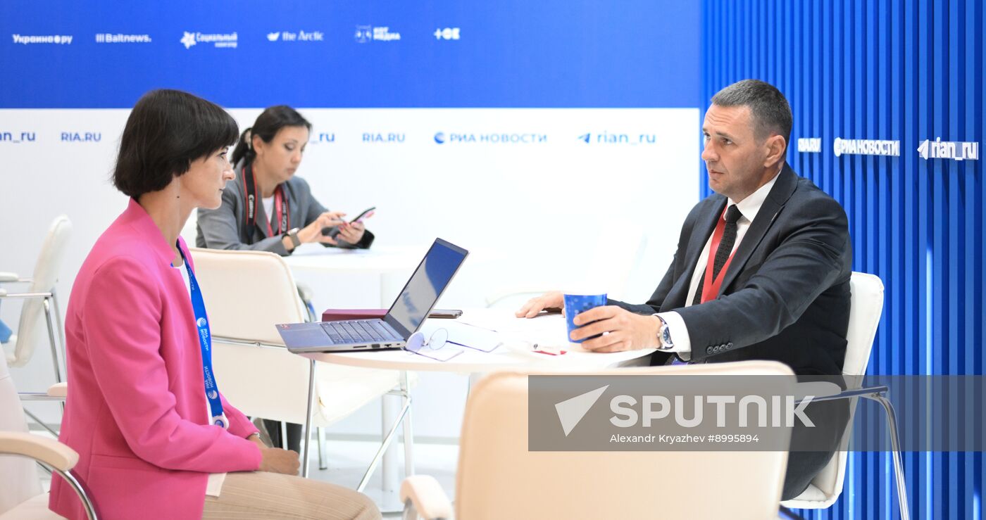 EEF-2025. RIA Novosti and Sputnik Radio stands