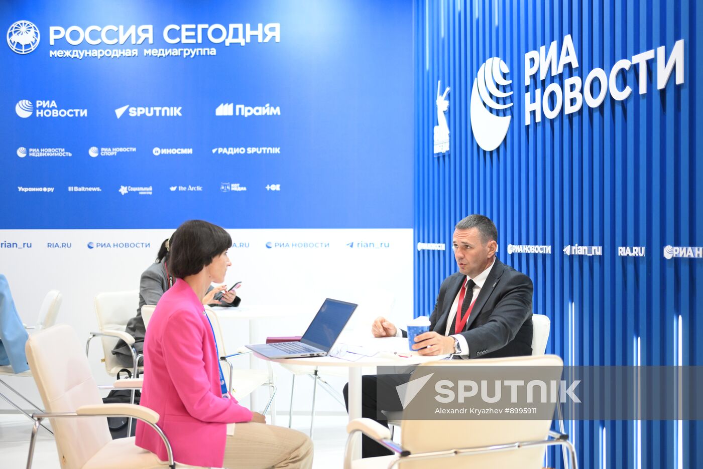 EEF-2025. RIA Novosti and Sputnik Radio stands