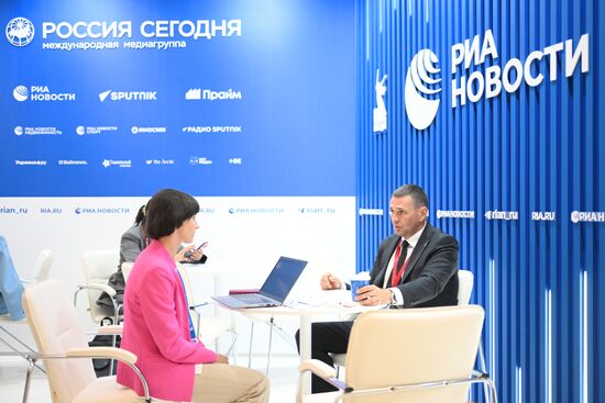 EEF-2025. RIA Novosti and Sputnik Radio stands
