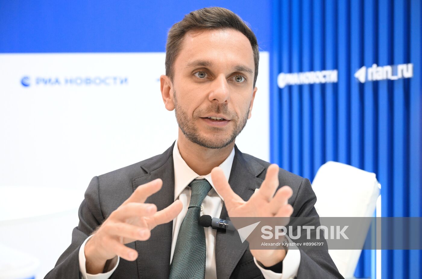 EEF-2025. RIA Novosti and Sputnik Radio stands
