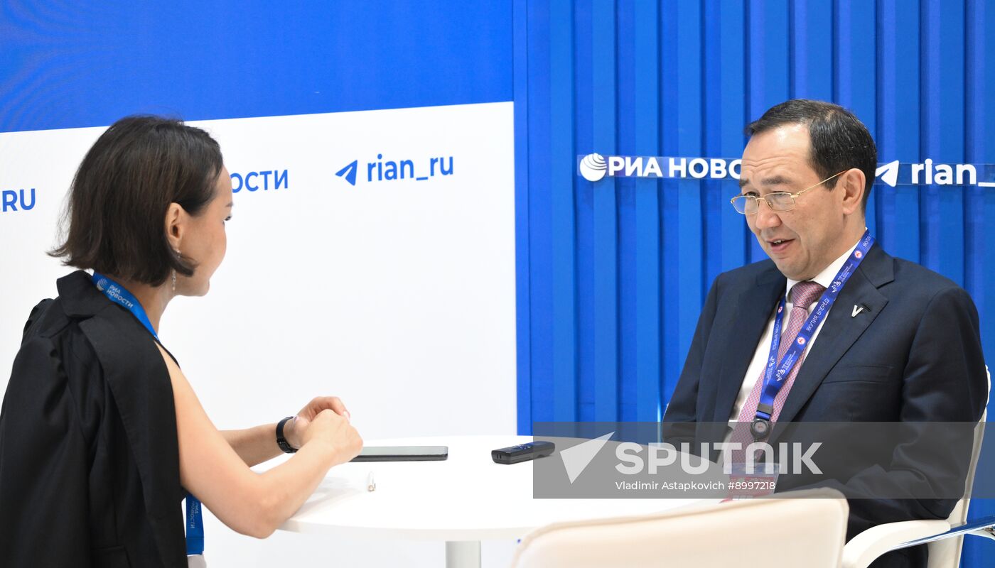 EEF-2025. RIA Novosti and Sputnik Radio stands