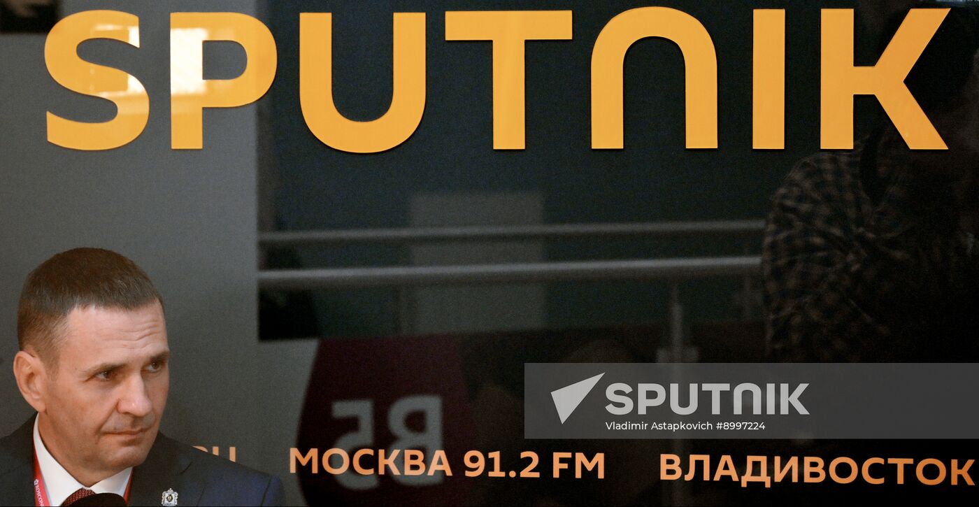 EEF-2025. RIA Novosti and Sputnik Radio stands