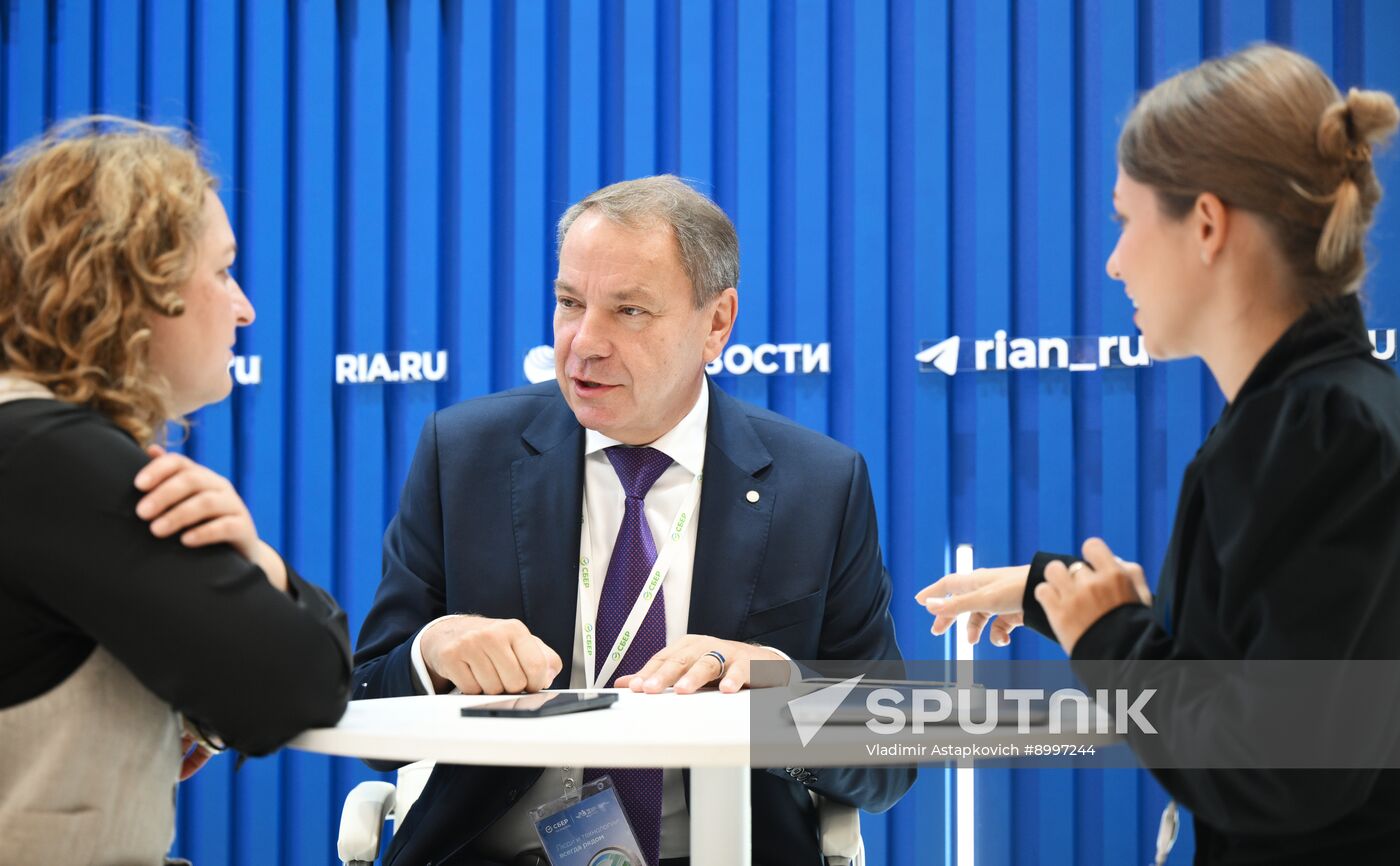 EEF-2025. RIA Novosti and Sputnik Radio stands