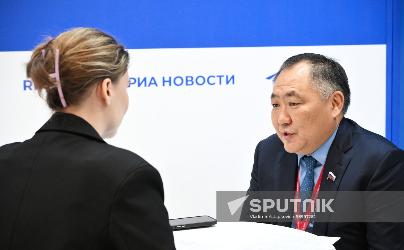 EEF-2025. RIA Novosti and Sputnik Radio stands